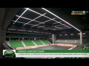 Inauguraci&oacute;n del Pabell&oacute;n Jo&atilde;o Rocha, la nueva casa del Sporting CP