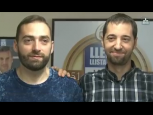 Carlos Trilla y Llu&iacute;s Rodero del ICG Softw. Lleida anuncian su retirada del hockey