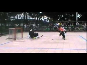 Penalti parado. Final Patin Sport Mayores.2011