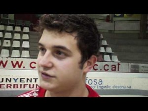Entrevista Elagi Deitg, portero del CP Vic.
