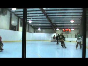 Partido 3 contra 3 hockey linea