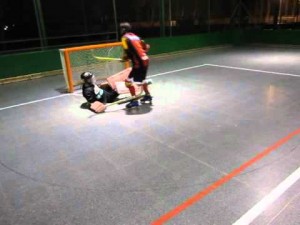 Gol de directa en entrenos. 2012.