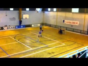 Penalti fallado. CP Cerceda-DomiB.Senior Galicia