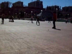 Street Hockey en el parque de la Vaguada.2012.
