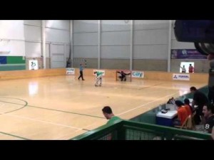 Penalti que mandan repetir.Liceo-Reus.Cto.Espa&ntilde;a.