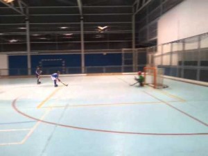 Gol de Alex, prebenjam&iacute;n CM Hockey Ferrol