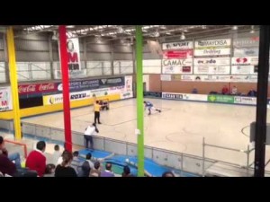 Sector Norte Junior:- Penalti a favor del CP Areces ante el Centro Asturiano de Oviedo