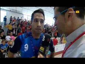 Celebraci&oacute;n a pie de pista del CE Vendrell| Cers