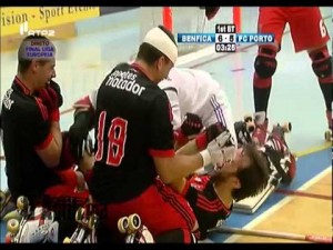 Gol de la victoria del Benfica en la final de la Liga Europea