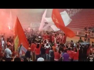 Recepci&oacute;n del Benfica en el pavellon da Luz