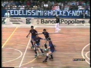 Hockey Novara - Barcelona (5-5) 1/4 Copa Campeones 1987/88