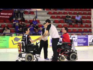 Reportaje IX Campeonato de Espa&ntilde;a de Hockey en Silla de Ruedas El&eacute;ctrica (Alcobendas campeones 2013)