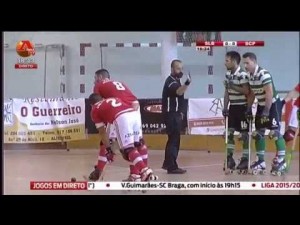 Benfica 2 x 4 Sporting Final Superta&ccedil;a de H&oacute;quei Patins (27.09.2015