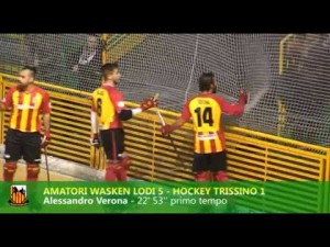 Amatori Wasken Lodi - Hockey Trissino (Resumen)