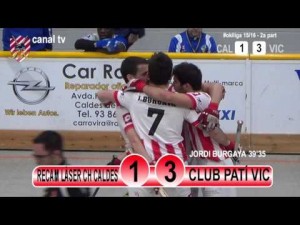 Recam L&agrave;ser CH Caldes - Club Pat&iacute; Vic (Resumen)
