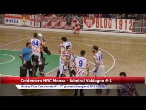 Highlights Centemero HRC MONZA - Admiral VALDAGNO 7^ g.ta A1 16/17
