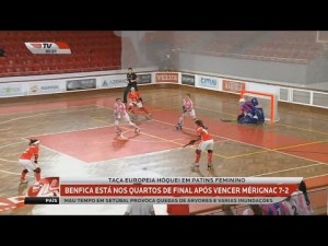 Liga Europeia Femenina - SL Benfica 7 x 2 SA M&eacute;rignac