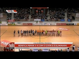 1/2 Liga Europea Femenina - Gij&oacute;n HC 4-3 SL Benfica