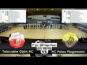 Highlights | Telecable Gij&oacute;n HC 3-1 HC Palau Plegamans | OK Liga Fem. 18/19 - Jor. 7