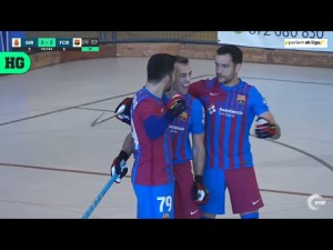 Highlights Girona CH 3-5 Bar&ccedil;a | Ok Liga 21/22 | J12