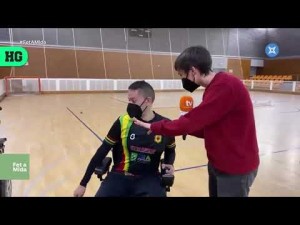 Reportaje | Conocemos al ADB Barber&agrave;, equipo de hockey en silla de ruedas el&eacute;ctrica