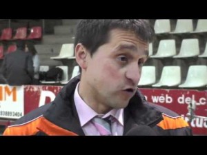 Entrevista post-partido Quim L&oacute;pez.Vic-Reus.
