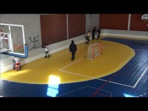 Aprendiendo a patinar.