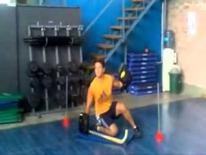 Entreno del portero de la Selec. Argentina.