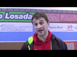 Quim L&oacute;pez, entrevista. Blanes-Vic.OKLiga Jor20.