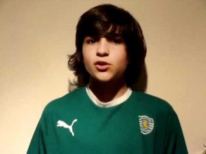 Bernardo Pereira, Capitan Infantil del SC Portugal.