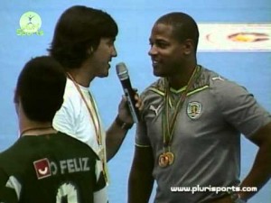 Juveniles del Sporting de Portugal Campeones.