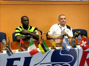 Rueda de prensa Portugal-Angola.San Juan 2011