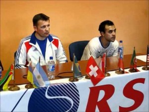 Rueda de prensa.Colombia-Francia.San Juan 2011