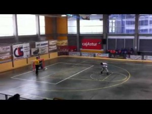 Buen gol de directa.Areces-Sanjoanense.